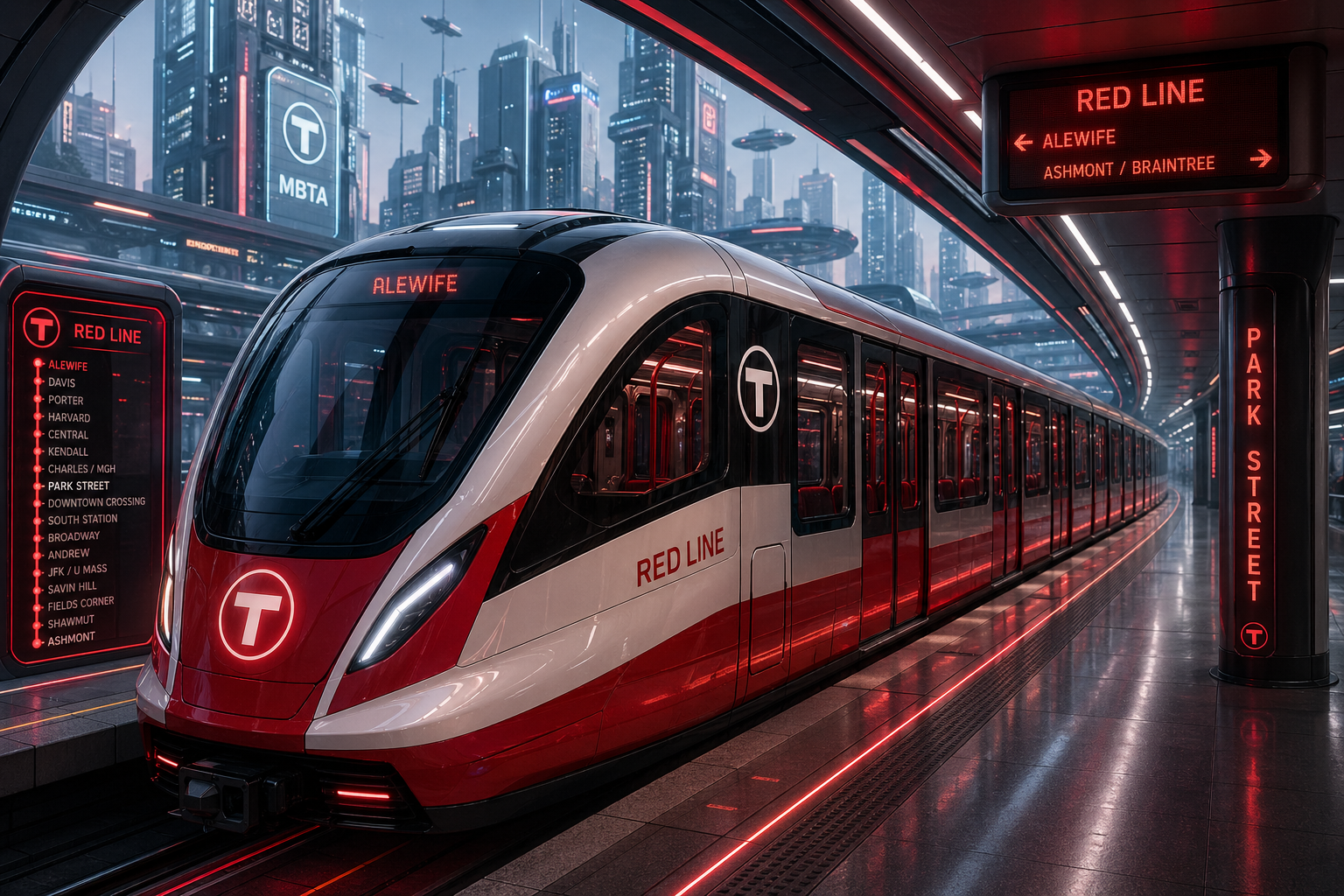 Red Line Train